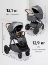 Коляска 2 в 1 Happy Baby Mommer Pro dark grey