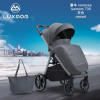 Коляска прогулочная Luxmom 730 серый с/р