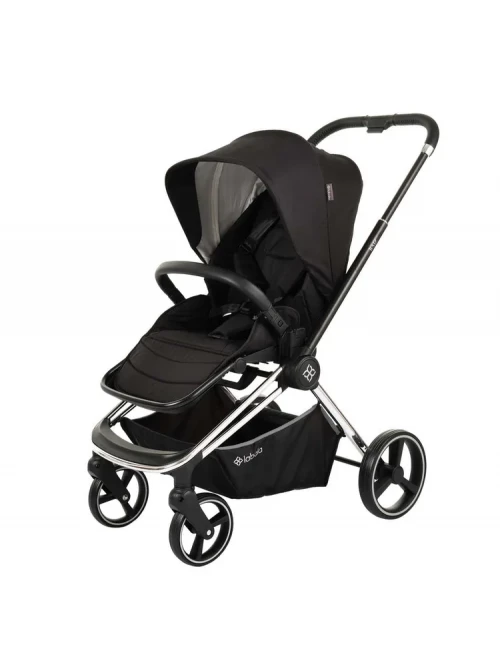 Коляска прогулочная Labala Raiz хром Black (02BLA)