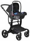Автокресло детское к коляске Aimile KS-2150/a (4шт.) (Чёрный/black)