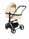 Коляска 2 в 1 Labala Raiz хром Beige (01BEI) 