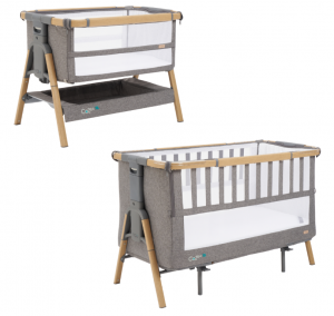 Кровать-трансформер приставная Tutti Bambini CoZee XL 120*60 Oak/Charcoal