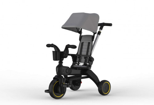 Велоколяска Luxmom S7 серый