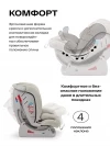 Автокресло Happy Baby Sandex 0/1/2/3 (0-36кг) light grey