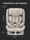 Автокресло Happy Baby Sandex 0/1/2/3 (0-36кг) light grey