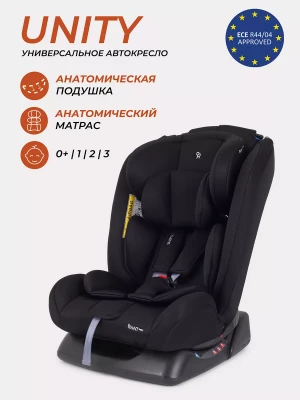 Автокресло Rant Basic Unity ZY26 0/1/2/3 (0-36 кг) Black - фото 1
