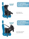 Автокресло Indigo Max-X isofix 0/1/2/3 (0-36 кг) черный