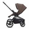 Коляска 2 в 1 Labala Raiz черная рама Choco brown