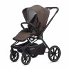 Коляска 2 в 1 Labala Raiz черная рама Choco brown