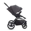 Коляска 2 в 1 Labala Raiz черная рама Stone grey