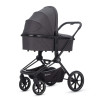 Коляска 2 в 1 Labala Raiz черная рама Stone grey