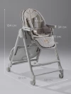 Стул для кормления Happy Baby Berny Lux New Grey