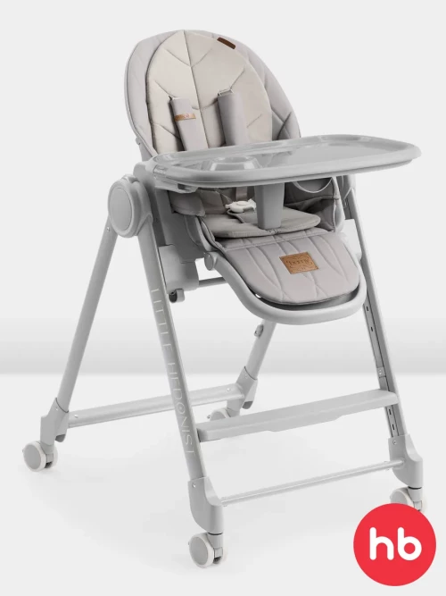 Стул для кормления Happy Baby Berny Lux New Grey