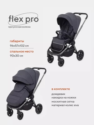 Коляска прогулочная Rant Flex Pro RA099 Graphite  - фото 1