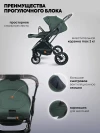 Коляска 3 в 1 Indigo Carry зеленый