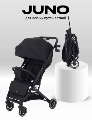 Коляска прогулочная Rant Juno Basic RA302 Black - фото 1