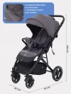Коляска прогулочная MOWBaby Turbo 2.0 MB021 Carbon