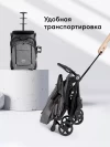 Коляска прогулочная Happy Baby Umma dark grey