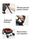 Коляска прогулочная Happy Baby Umma dark grey