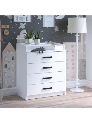 Комод Aton Сириус-2 Marvin 4 белый