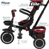 Велоколяска Pituso Elite Plus Red Maroon/Темно-красный