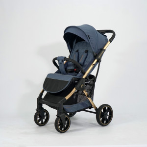 Коляска прогулочная Ining Baby F7 Pro Dark Blue - фото 1