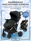 Коляска прогулочная Luxmom T2 черный