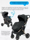 Коляска прогулочная Luxmom T2 черный