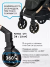 Коляска прогулочная Luxmom T2 черный