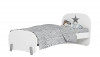 Кровать подростковая Polini kids Mirum 1910 190*90 белый