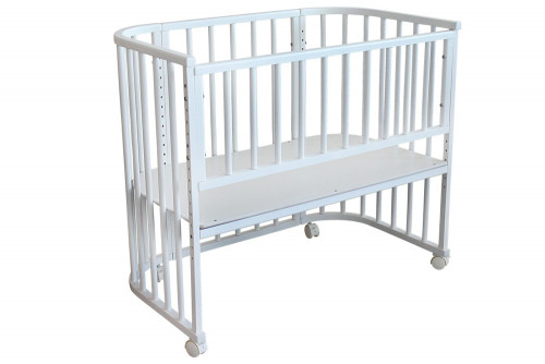 Кроватка приставная Мой Малыш BabyBorn 95*55 белый 