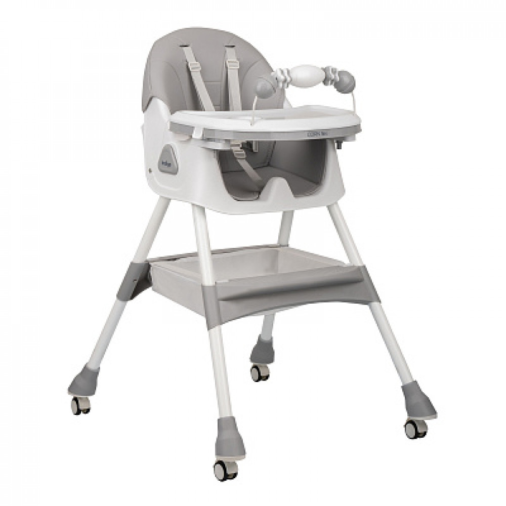 Стул для кормления Indigo Corn Flex светло-серый