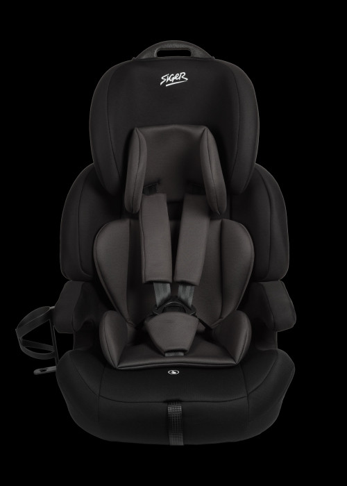 Автокресло Siger Стар Isofix Lux 1/2/3 (9-36кг) черный графит