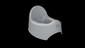 Горшок KidPlast Bunny с.серый