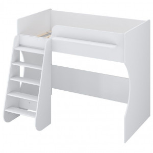 Кровать подростковая двухъярусная Polini kids Dream 1700 160*80 белый - фото 1