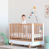 Кроватка Фабрика Облаков Scandi 120*60 без маятника белый/бук