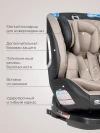 Автокресло Farfello YB102A NEW isofix 0/1/2/3 (0-36кг) Beige/Black