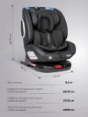 Автокресло Farfello YB102A NEW isofix 0/1/2/3 (0-36кг) Black 