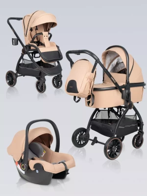 Коляска 3 в 1 Farfello Camille Beige