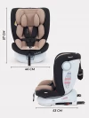 Автокресло Rant Drive isofix LB619 0/1/2/3 (0-36 кг) Beige