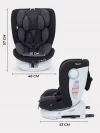 Автокресло Rant Drive isofix LB619 0/1/2/3 (0-36 кг) Grey