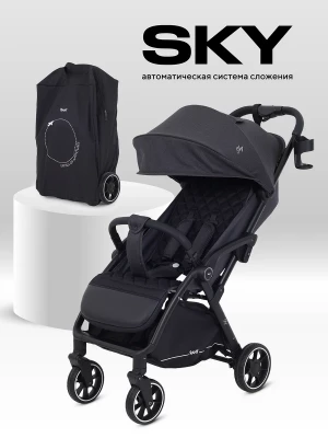 Коляска прогулочная Rant Sky RA400 2025 Black - фото 1