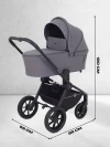 Коляска 3 в 1 Rant Flex RA077 Graphite