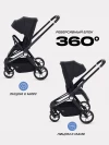 Коляска прогулочная MOWBaby Finch MB105 Black