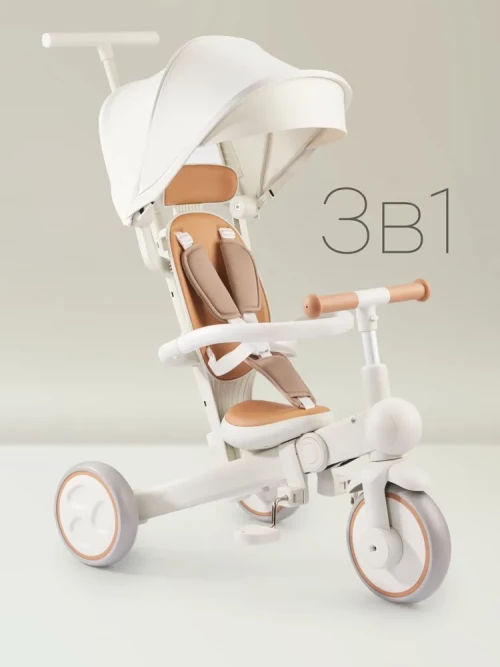 Велоколяска Happy Baby Mercury Pro Milky