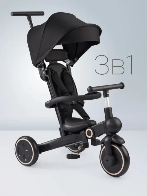 Велоколяска Happy Baby Mercury Pro Black