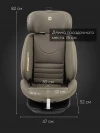 Автокресло Happy Baby Reex 0/1/2/3 (0-36кг) dark olive