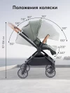 Коляска прогулочная Happy Baby Celine New dark olive