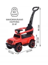 Каталка Sevillababy Police с ручкой red