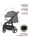 Коляска прогулочная Sevillababy Drive Dark grey